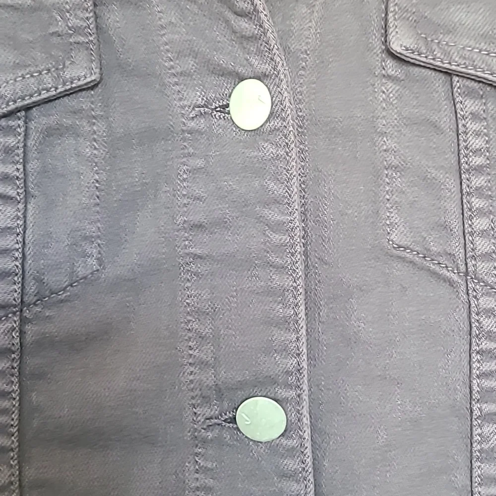 J Brand Charcoal Grey Cropped Denim Jacket - Picture 3 of 5